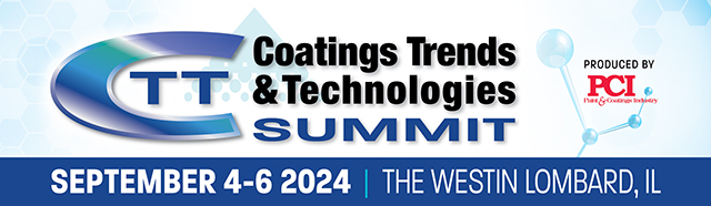 Coatings Trends & Technologies Summit, September 4-6, 2024