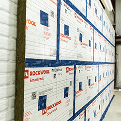 Wall of Smartrock boards in place
