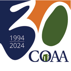 COAA 30th anniversary logo