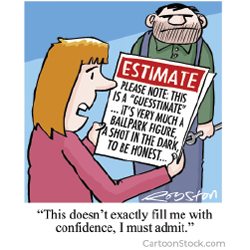 Cartoon of man and woman