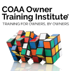 COAA owner training institue badge