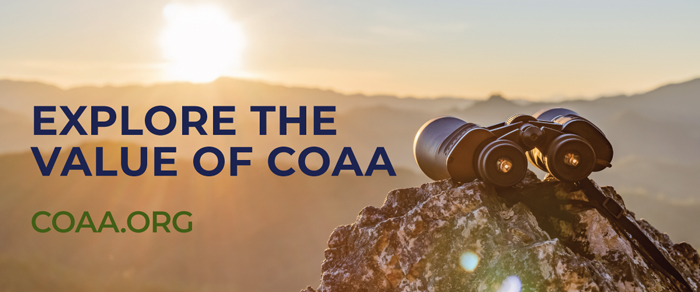 Explore the value of COAA. COAA.org