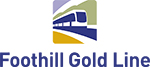 Logo: Foothill Gold Line