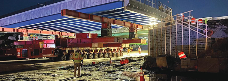 The multiyear Route 37 infrastructure project in Rhode Island will replace and rehab 22 bridges.