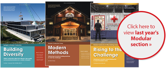 View last year's Modular section »