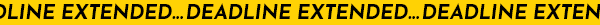 deadline extension
