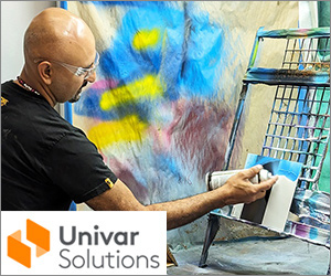 Man with spray paint canister