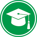 Graduation cap icon